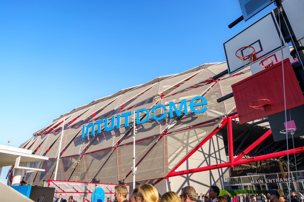 Intuit Dome outside view