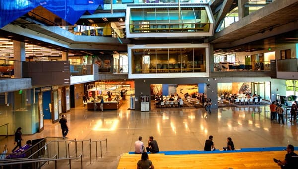 Photo of inside Intuit's building 20 Mountain View office